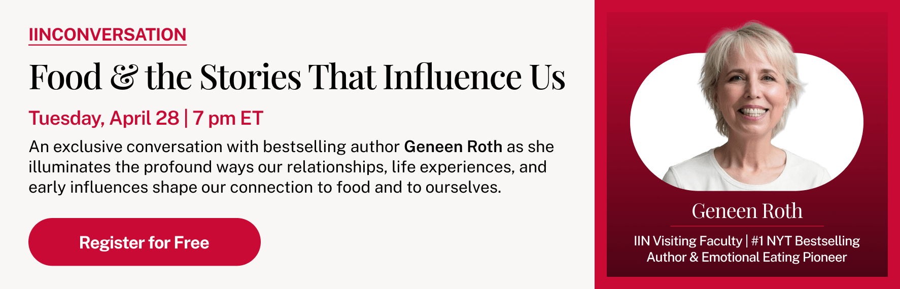 Free Webinar: Food & the Stories That Influence Us