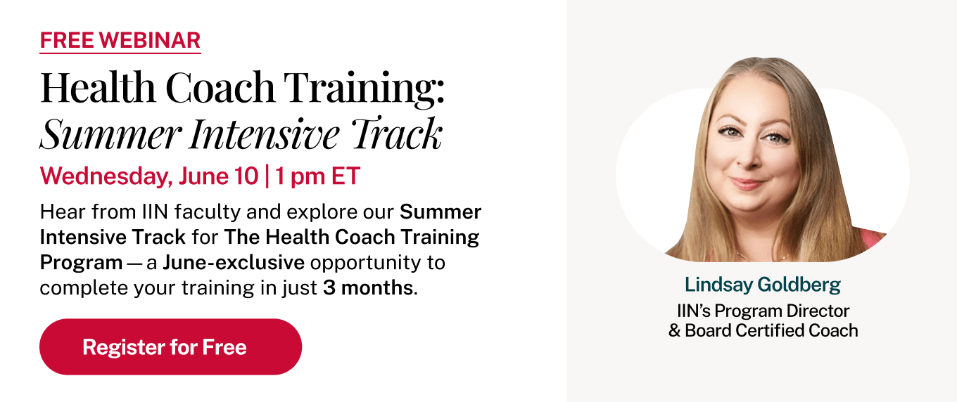 Formación para coaches de salud: Curso intensivo de verano