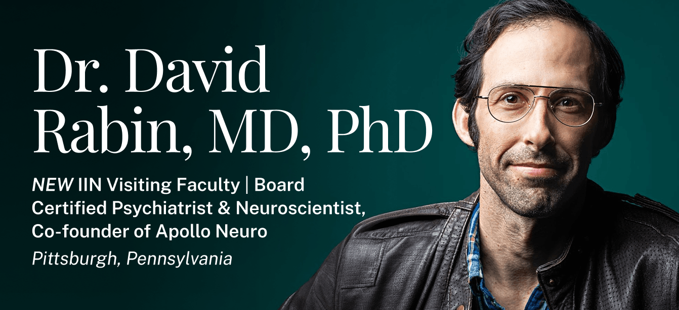 Dr. David Rabin | IIN Visiting Faculty