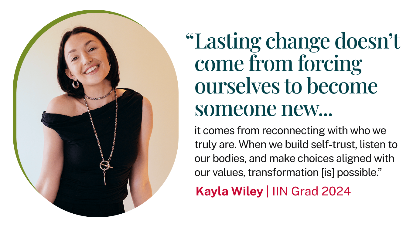 Kayla Wiley | IIN Grad 2024