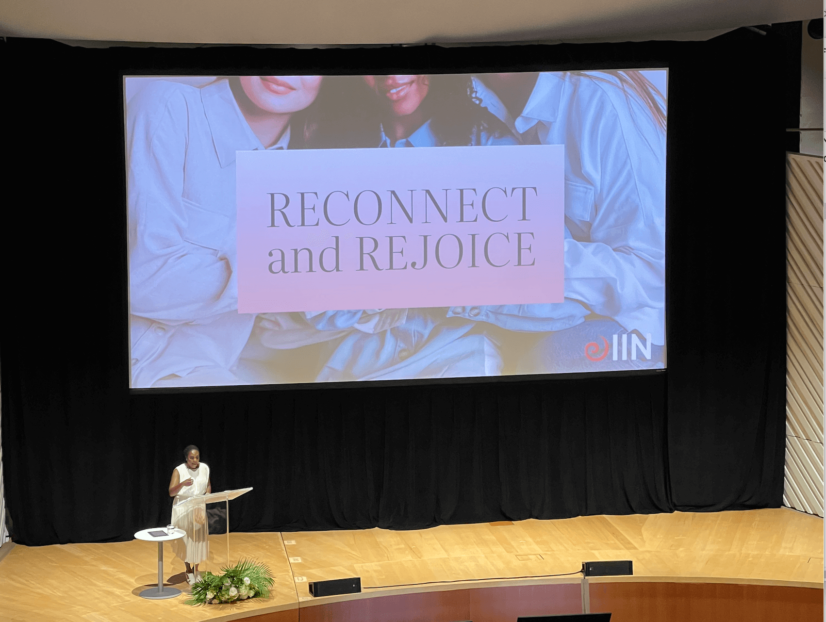 maya feller speaking at miami 2022 event