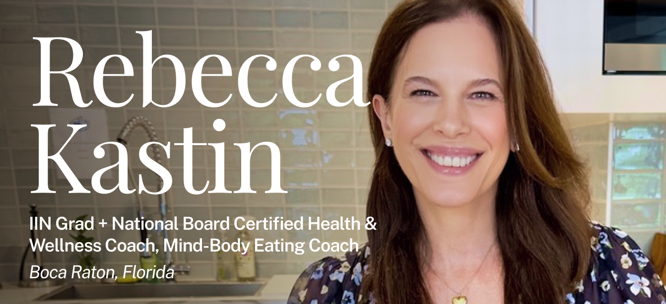 Rebecca Kastin: Graduada del IIN