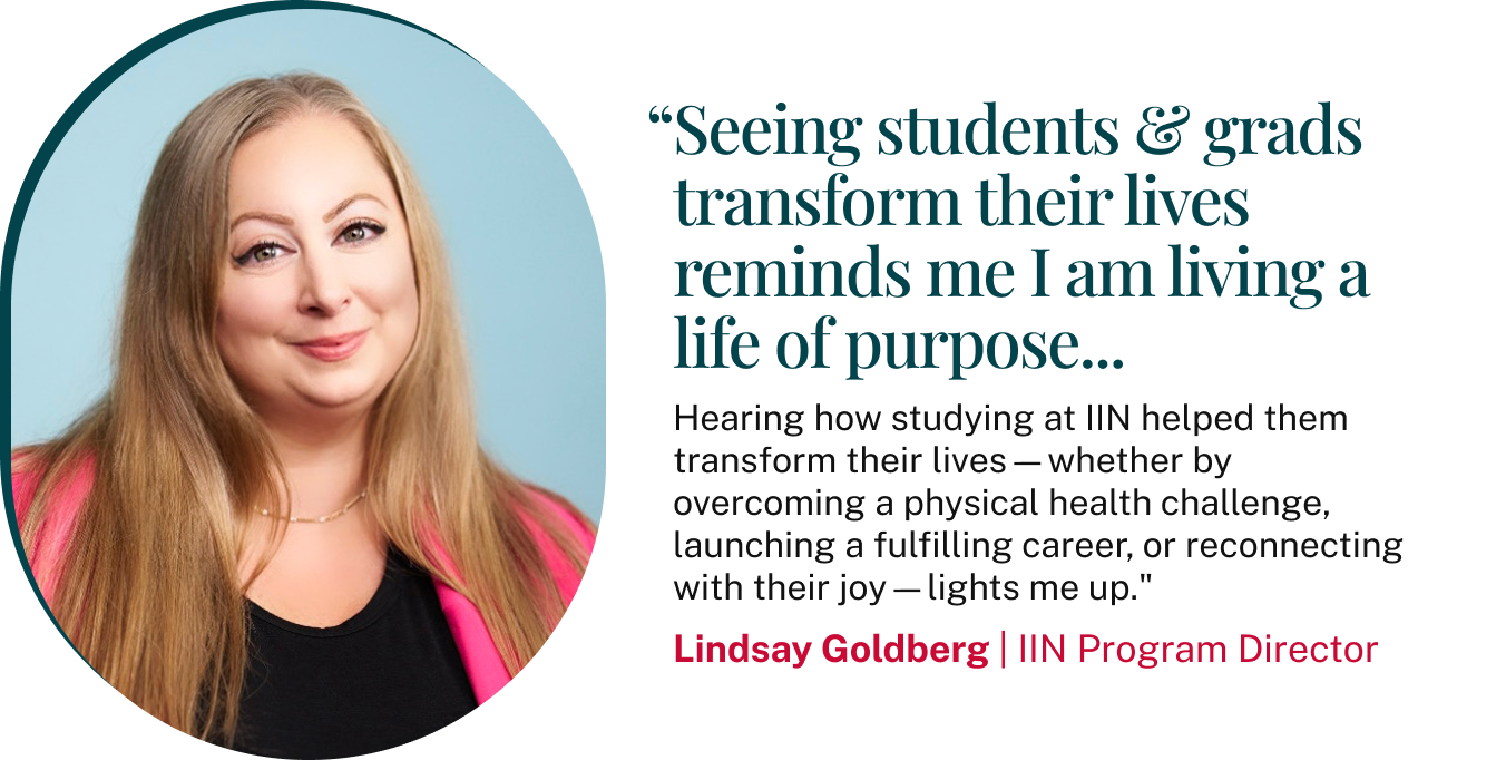 Lindsay Goldberg | IIN Program Director