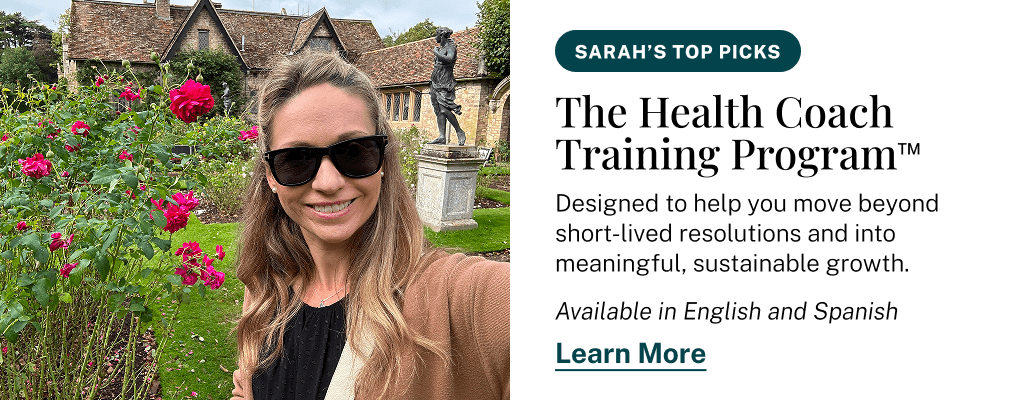 Las MEJORES RECOMENDACIONES de Sarah: El programa de formación para coaches de salud