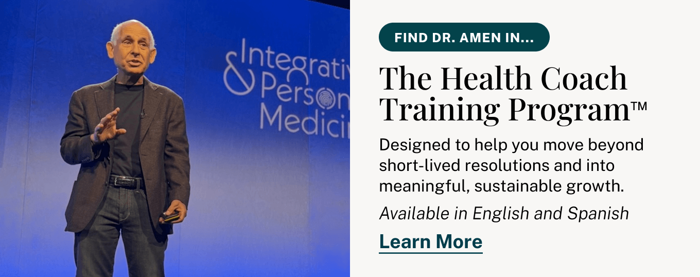 Find Dr. Amen in The Health Coach Training Program
