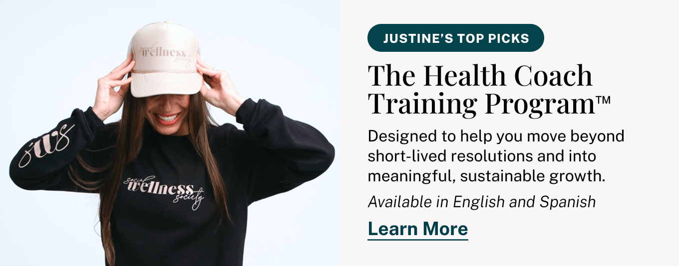 Justine’s TOP PICK: The Health Coach Training Program