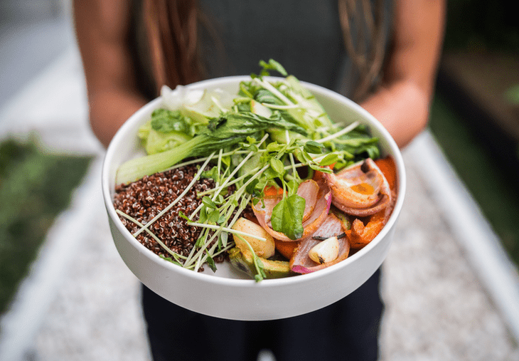 Vegan salad bowl